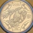 Монета Австралия 1 доллар 2016 год. Год обезьяны. Блистер