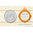 Монета Австралия 50 центов 2013 год. Рождение наследника. Блистер