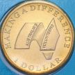Монета Австралия 1 доллар 2003 год. Австралийские волонтеры. BU