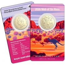 Австралия 1 доллар 2026 год. Отметка монетного двора Берлин. Блистер