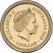 Монета Австралии 1 доллар 2013 год.  200 лет Дырявому доллару. Буклет.