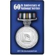 Монета Австралия 50 центов 2011 год. 60 лет национальной армии. Блистер