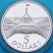 Монета Австралии  5 долларов 1988 год. 200 лет Австралии. Серебро. Proof