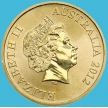 Монета Австралия 1 доллар 2012 год.  Бабочка данаида монарх