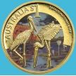 Монета Австралия 1 доллар 2012 год.  Национальный парк Какаду. Австралийский журавль