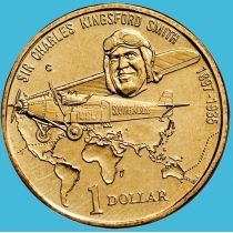 Австралия 1 доллар 1997 год. Чарльз Кингсфорд-Смит. Буклет.