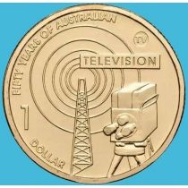 Австралия 1 доллар 2006 год. Телевидение. Отметка TV