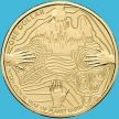Монета Австралия 1 доллар 2008 год. Международный год планеты Земля