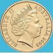 Монета Австралия 1 доллар 2008 год. Международный год планеты Земля