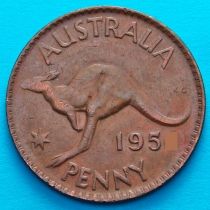 Австралия 1 пенни 1951 год.