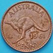 Монета Австралия 1 пенни 1961 год.