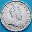 Монета Австралия 1 шиллинг 1910 год. Серебро