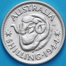 Австралия 1 шиллинг 1944 год. S. Серебро