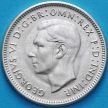 Монета Австралия 1 шиллинг 1944 год. S. Серебро