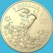 Монета Австралия 1 доллар 2019 год. Мистер Сквигл на ракете