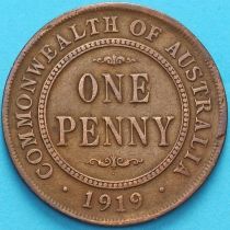 Австралия 1 пенни 1919 год.