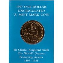 Австралия 1 доллар 1997 год. Чарльз Кингсфорд-Смит. А. Буклет.