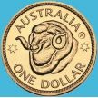 Монета Австралия 1 доллар 2011 год. Голова барана. А
