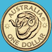 Австралия 1 доллар 2011 год. Голова барана. P