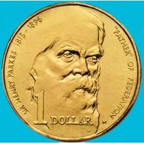 Австралия 1 доллар 1996 год. Сэр Генри Паркс. BU