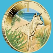 Австралия 1 доллар 2012 год. Остров Фрейзера