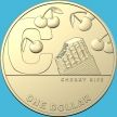 Монета Австралия 1 доллар 2021 год. Алфавит. С