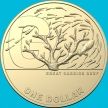 Монета Австралия 1 доллар 2021 год. Алфавит. G