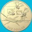 Монета Австралия 1 доллар 2021 год. Алфавит. F