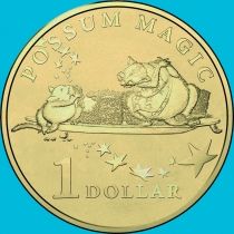Австралия 1 доллар 2017 год. Волшебный опоссум. Ламингтоны