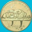 Монета Австралия 1 доллар 2017 год.  Волшебный опоссум. Тишина