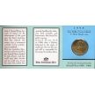 Монета Австралия 1 доллар 1998 год. Говард Уолтер Флори. Буклет. S