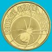 Монета Австралия 1 доллар 2010 год. Красноспинный паук