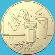 Монета Австралия 1 доллар 2021 год. Алфавит. М