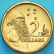 Монета Австралия 2 доллара 1992 год. Абориген. BU