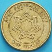 Монета Австралия 1 доллар 2007 год. Форум АТЭС в Австралии. VF