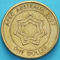 Австралия 1 доллар 2007 год. Форум АТЭС в Австралии. VF