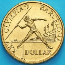 Австралия 1 доллар 1992 год. Олимпиада 92. BU