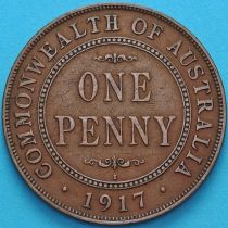Австралия 1 пенни 1917 год. 
