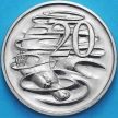 Монета Австралия 20 центов 2023 год. BU