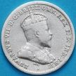 Монета Австралия 3 пенса 1910 год. Серебро.