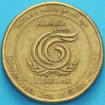 Австралия 1 доллар 1999 год. Международный год пожилых людей. VF