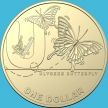 Монета Австралия 1 доллар 2021 год. Алфавит. U