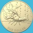 Монета Австралия 1 доллар 2021 год. Алфавит. Y