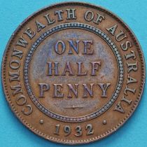 Австралия 1/2 пенни 1932 год.