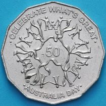 Австралия 50 центов 2010 год. День Австралии