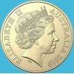 Монета Австралия 1 доллар 2019 год. Год свиньи. Сидящая свинья