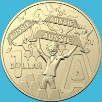 Австралия 1 доллар 2022 год. Алфавит. А