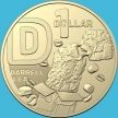 Монета Австралия 1 доллар 2022 год. Алфавит. D