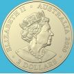 Монета Австралия 1 доллар 2020 год. Год крысы