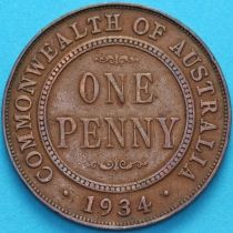 Австралия 1 пенни 1934 год. 